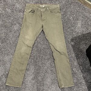 Eddie Bauer Men's Gray/Greenish Slim Jeans